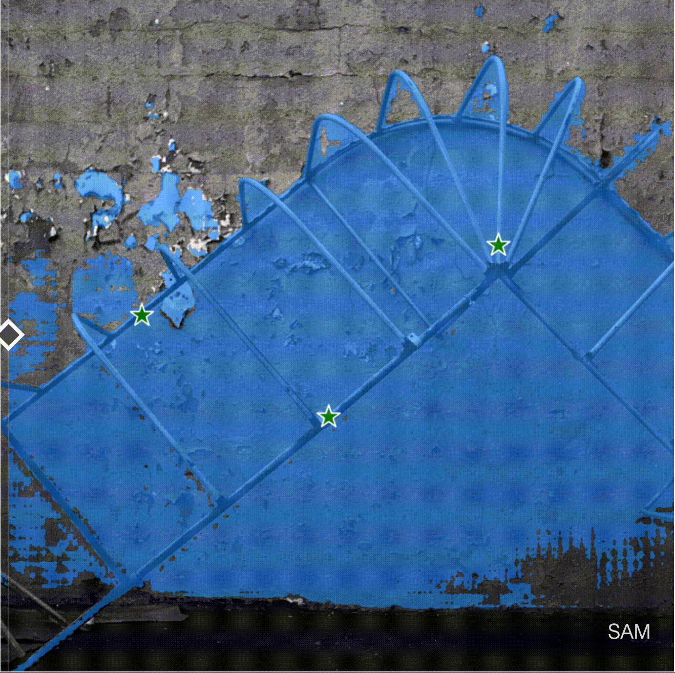 HQ-SAM segmentation example 4